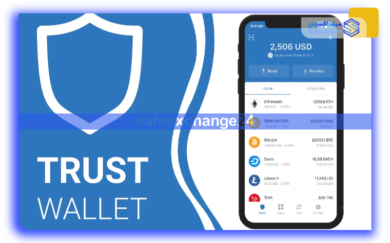 نحوه تبدیل تتر به ترون در تراست والت 2 نحوه تبدیل تتر به ترون در تراست ولت