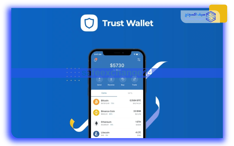 نحوه تبدیل تتر به ترون در تراست والت 3 ورود-به-کیف-پول-تراست-والت-و-انتخاب-گزینه-Browser