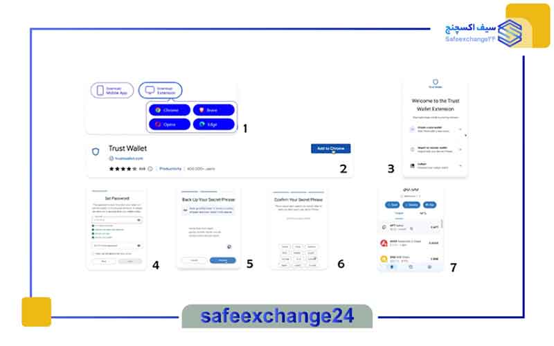 آموزش جامع کیف پول تراست ولت (Trust Wallet) 2 آموزش دانلود و نصب Trust Wallet